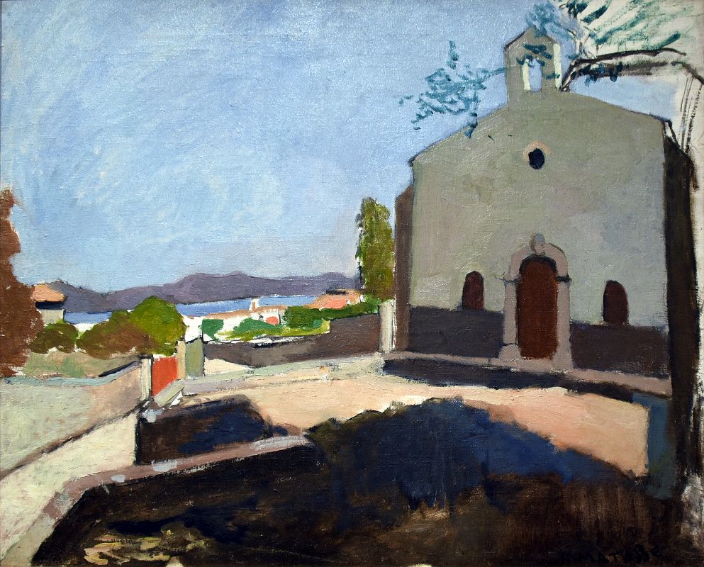 Henri Matisse 1904 Chapel of Saint Joseph, Saint-Tropez From New York Metropolitan Museum Of Art At New York Met Breuer Unfinished